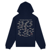 The Wishbone World Tour Navy Hoodie Back