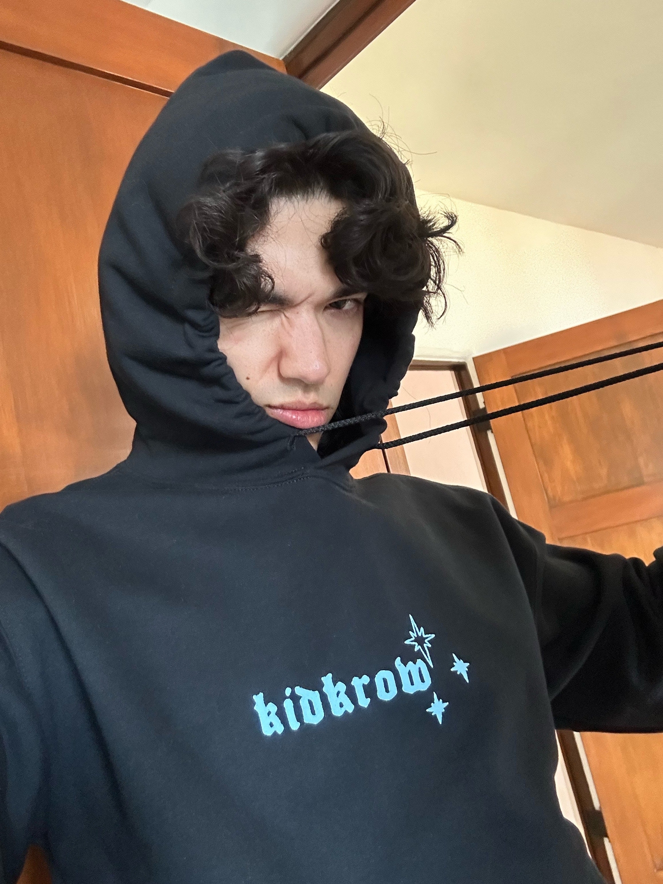 Conan Gray The Comfort Crowd パーカー コナングレイ Kid Krow Puff-Print Hoodie - Conan Gray Official Store